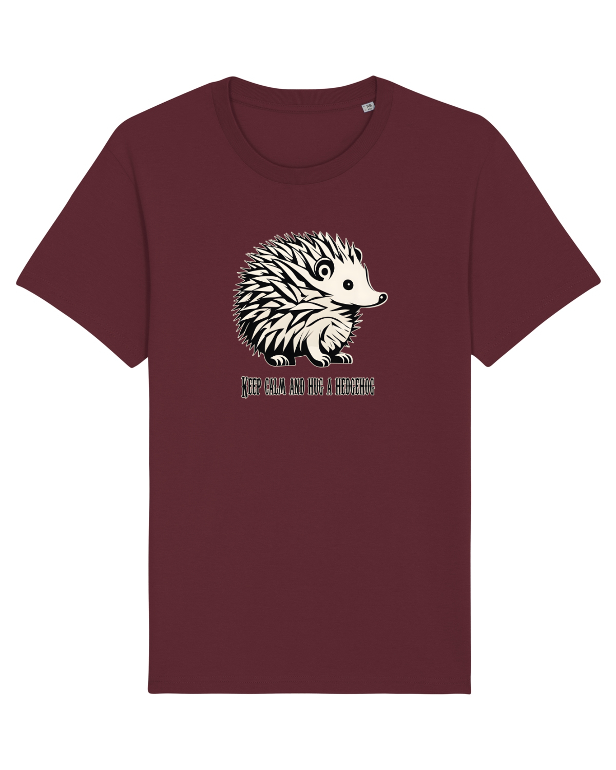 Tricou mânecă scurtă Unisex Rocker Burgundy