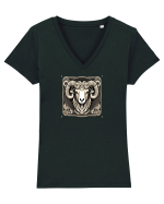 BERBEC 1 Tricou mânecă scurtă guler V Damă Evoker