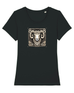 BERBEC 1 Tricou mânecă scurtă guler larg fitted Damă Expresser