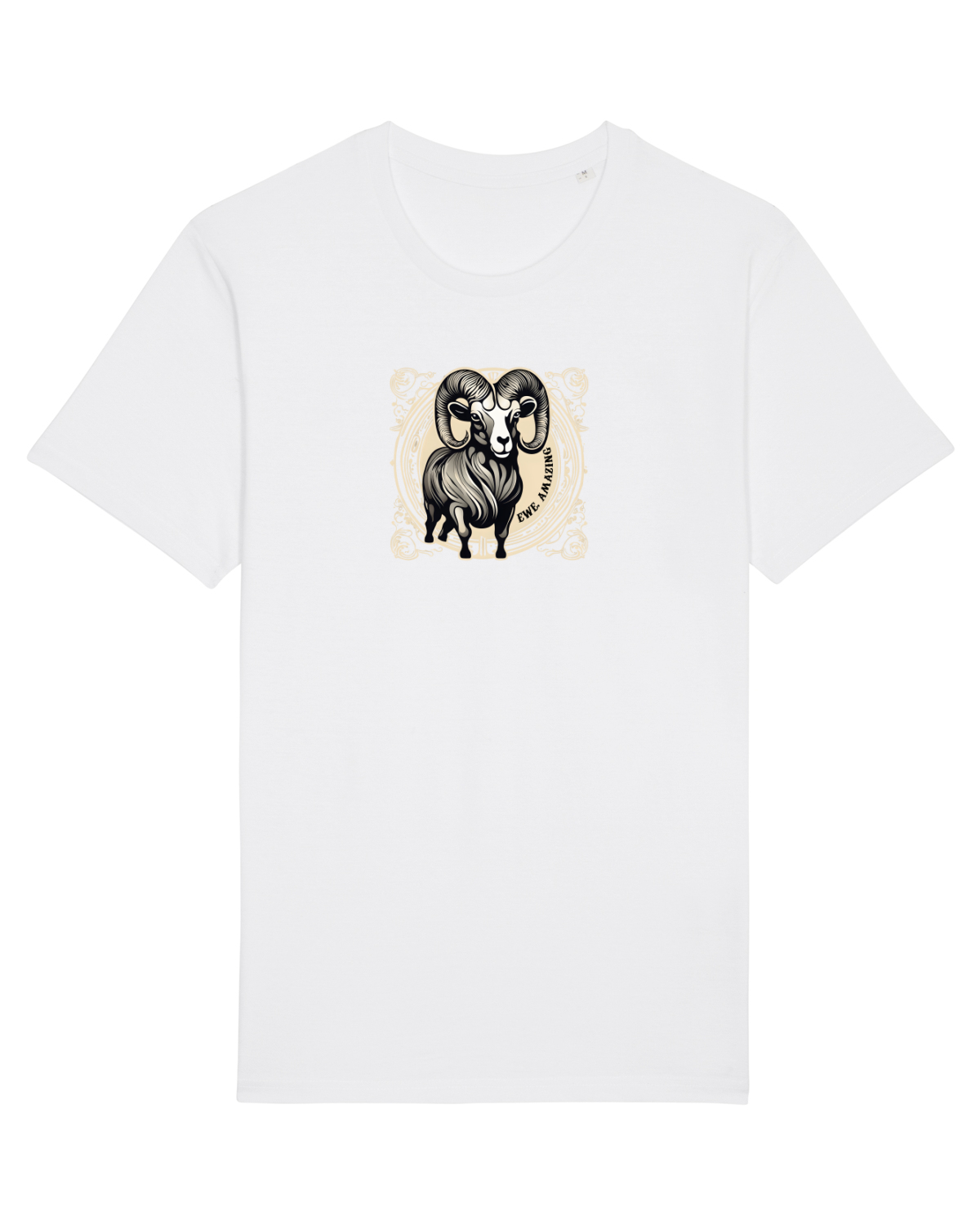 Tricou mânecă scurtă Unisex Rocker White