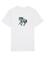 CAL IN ALERGARE - GALOP 1 Tricou mânecă scurtă Unisex Rocker