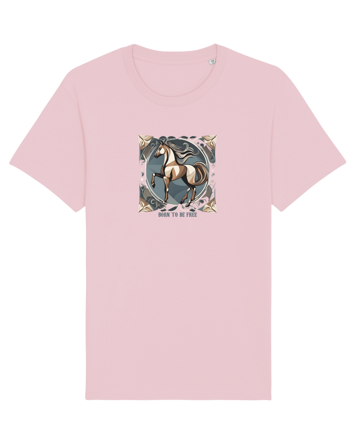 Tricou mânecă scurtă Unisex Rocker Cotton Pink