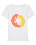 Tarantula Tricou mânecă scurtă guler larg fitted Damă Expresser