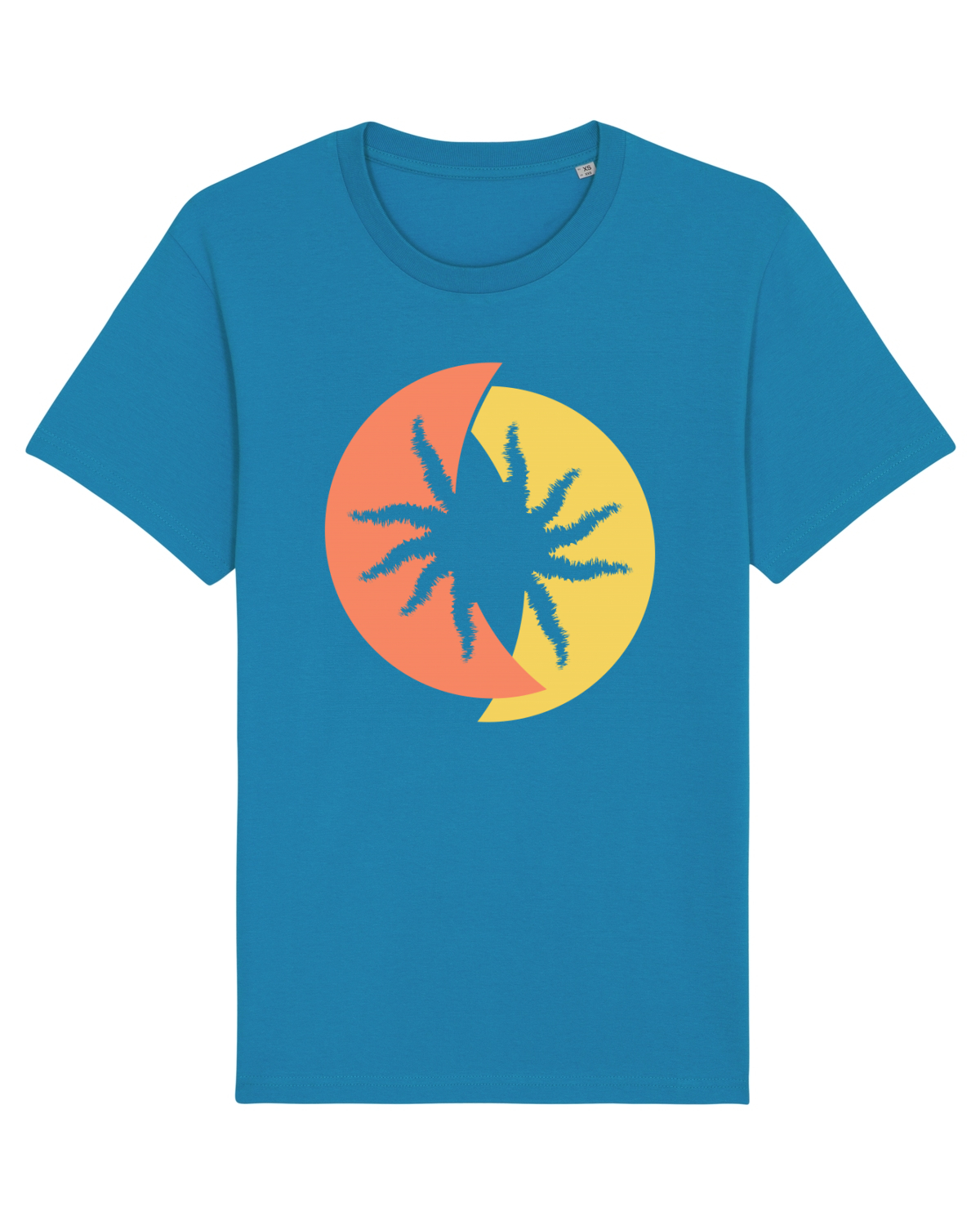 Tricou mânecă scurtă Unisex Rocker Azur
