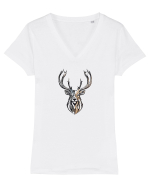 CERB 2 Tricou mânecă scurtă guler V Damă Evoker