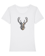 CERB 2 Tricou mânecă scurtă guler larg fitted Damă Expresser