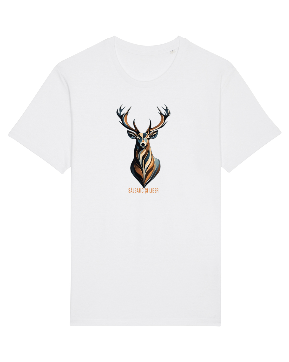 Tricou mânecă scurtă Unisex Rocker White