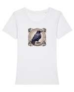 CORB 5 Tricou mânecă scurtă guler larg fitted Damă Expresser
