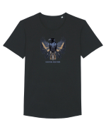 CORB IN ZBOR 7 - DARK WING, BRIGHT MIND Tricou mânecă scurtă guler larg Bărbat Skater