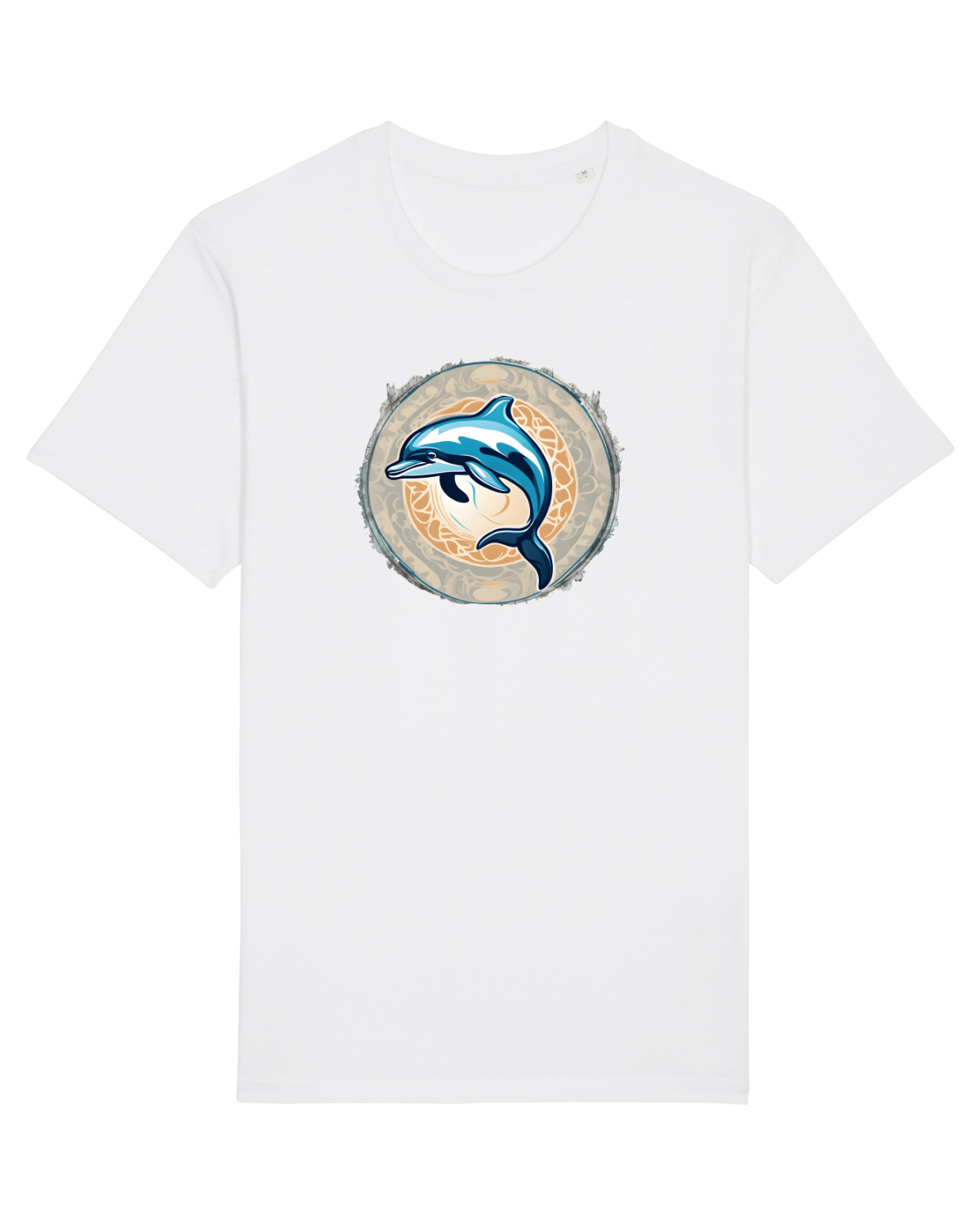 Tricou mânecă scurtă Unisex Rocker White