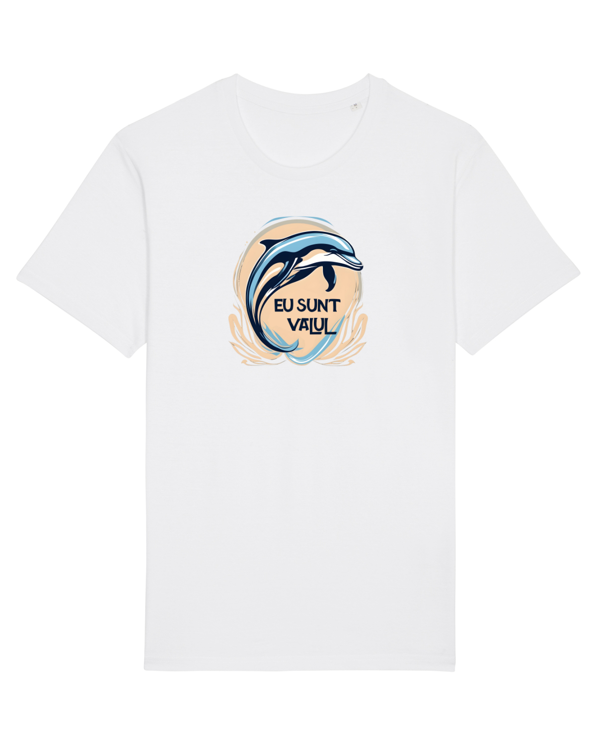 Tricou mânecă scurtă Unisex Rocker White