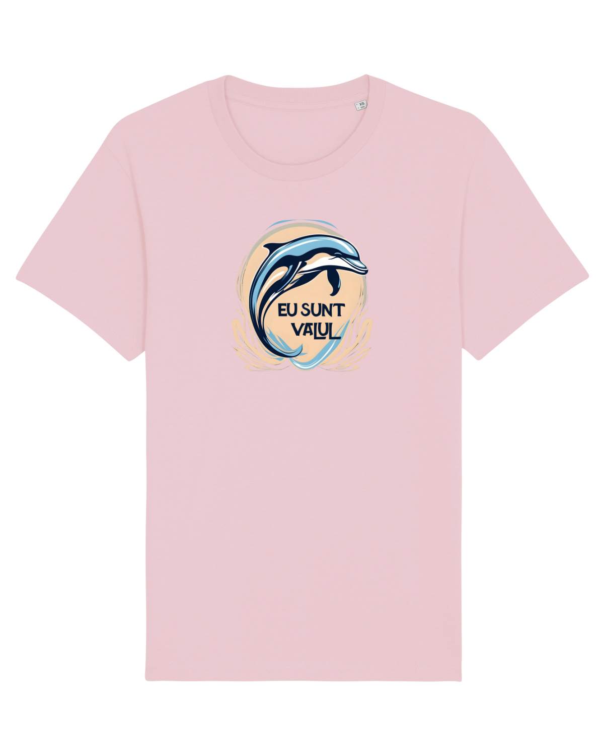 Tricou mânecă scurtă Unisex Rocker Cotton Pink