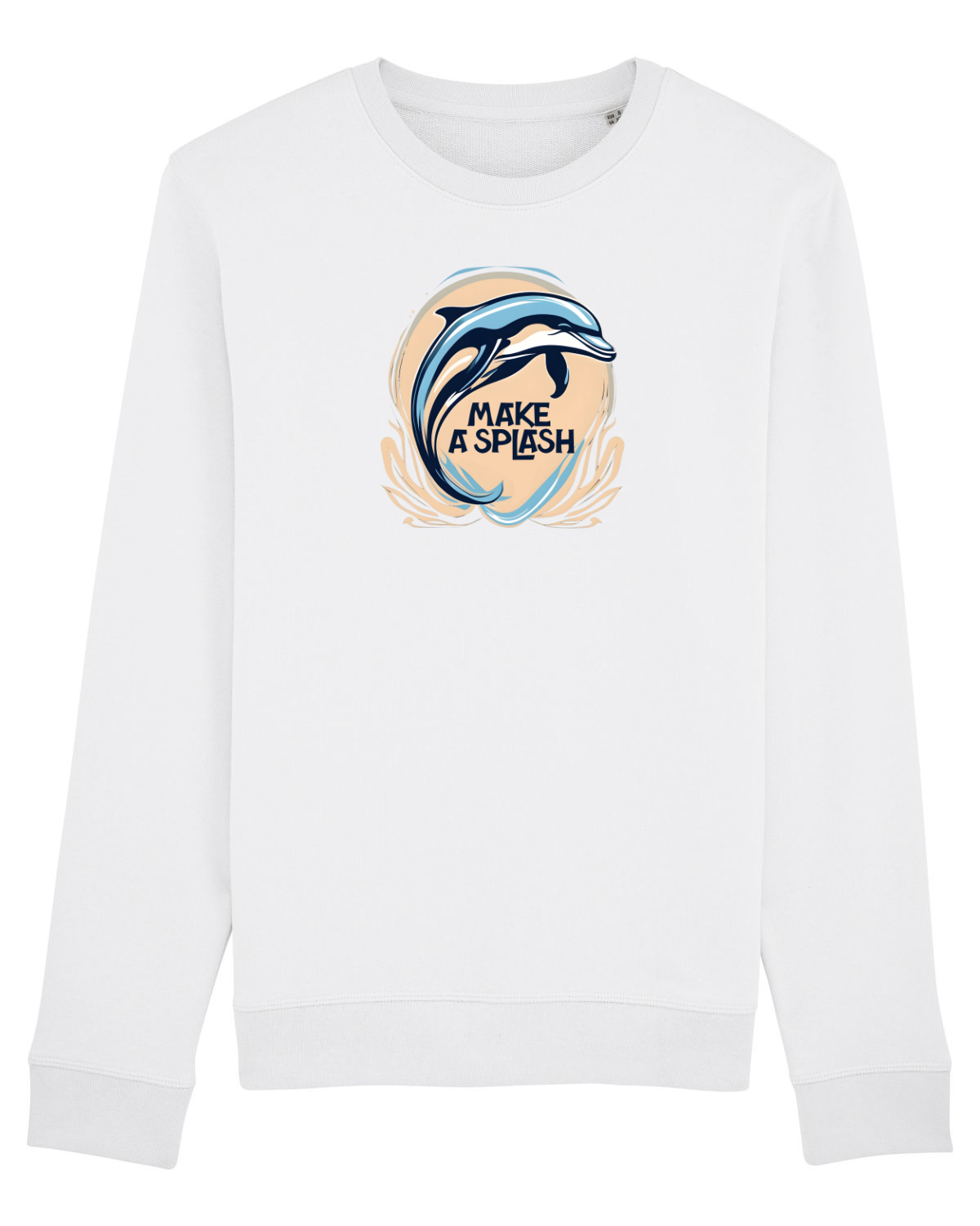 Bluză mânecă lungă Unisex Rise White