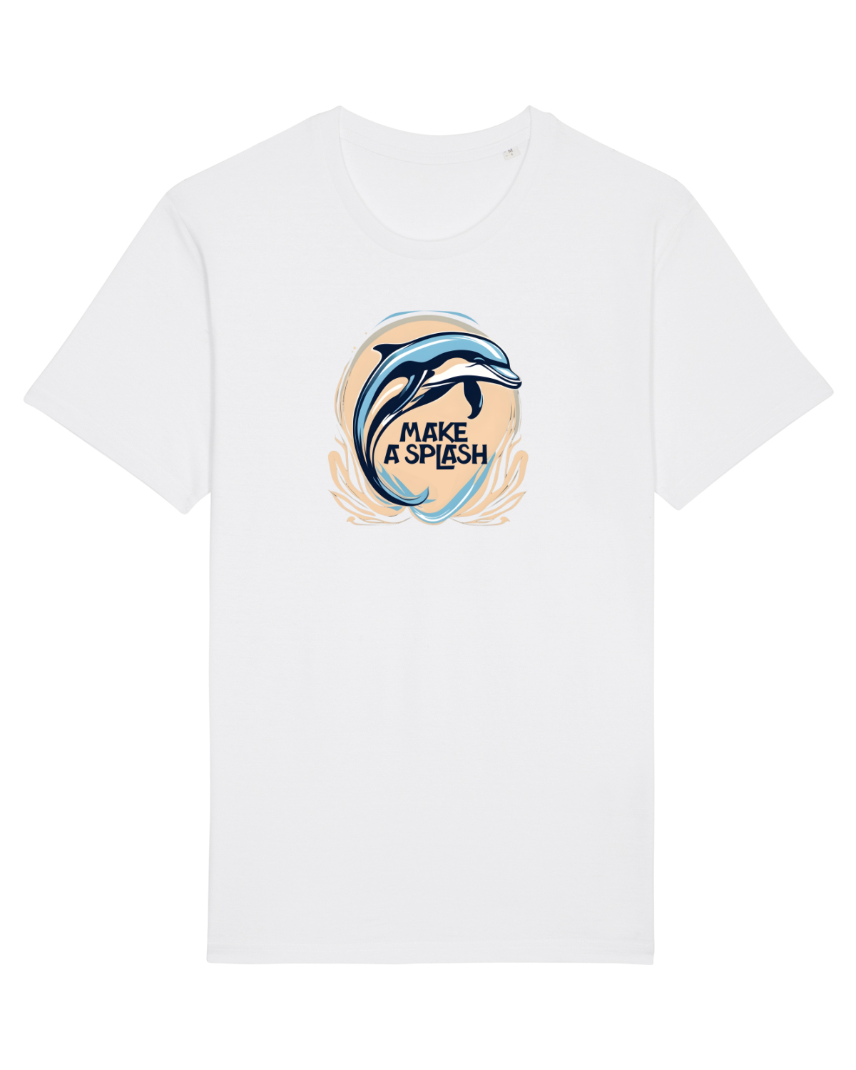 Tricou mânecă scurtă Unisex Rocker White