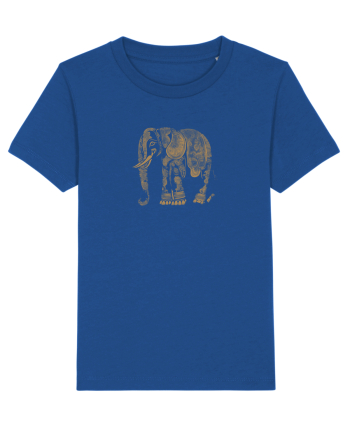 ELEFANT 1 - STIL TATUAJ HENNA  Majorelle Blue