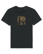 ELEFANT 1 - STIL TATUAJ HENNA  Tricou mânecă scurtă Unisex Rocker
