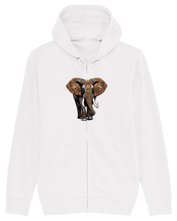 ELEFANT 2 - AFRICAN  -  TRIBAL White