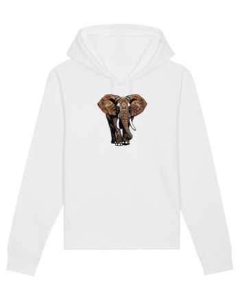 ELEFANT 2 - AFRICAN  -  TRIBAL White