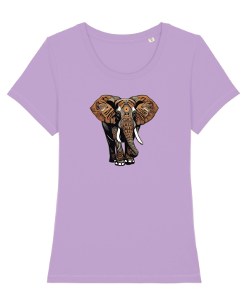 ELEFANT 2 - AFRICAN  -  TRIBAL Lavender Dawn