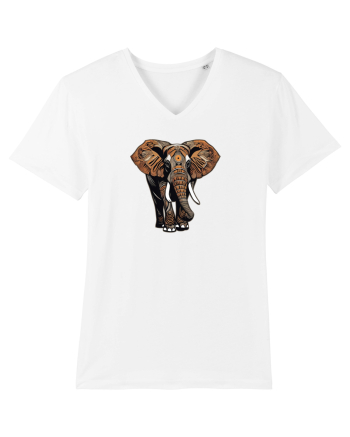 ELEFANT 2 - AFRICAN  -  TRIBAL White