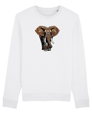 ELEFANT 2 - AFRICAN  -  TRIBAL White