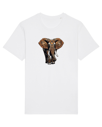 ELEFANT 2 - AFRICAN  -  TRIBAL White