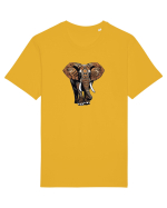 ELEFANT 2 - AFRICAN  -  TRIBAL Tricou mânecă scurtă Unisex Rocker