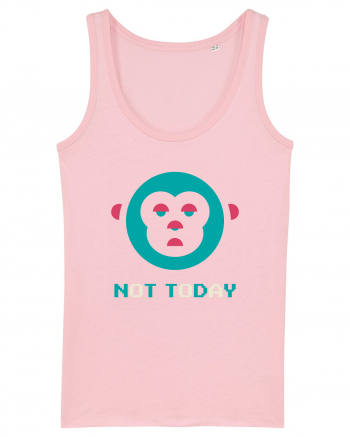 Not Today Monkey Cotton Pink