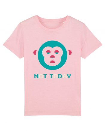 Not Today Monkey Cotton Pink