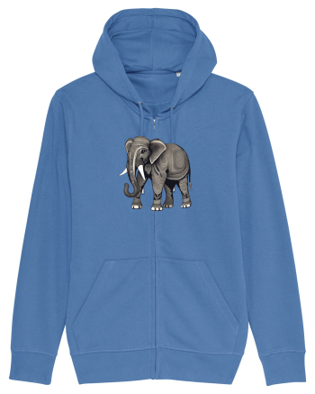 ELEFANT 3 -  INDIAN -  TRIBAL Bright Blue