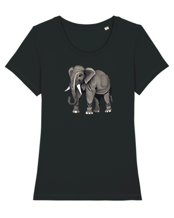 ELEFANT 3 -  INDIAN -  TRIBAL Black