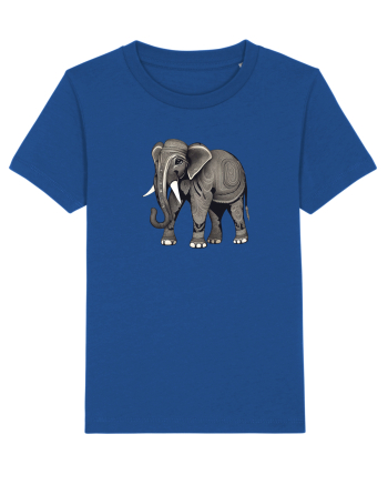 ELEFANT 3 -  INDIAN -  TRIBAL Majorelle Blue