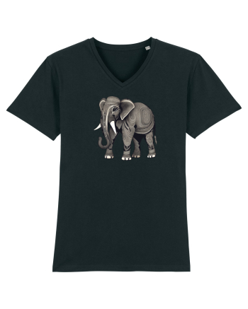 ELEFANT 3 -  INDIAN -  TRIBAL Black