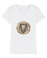 LEU 2 Tricou mânecă scurtă guler V Damă Evoker
