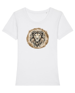 LEU 2 Tricou mânecă scurtă guler larg fitted Damă Expresser