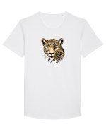LEOPARD 1 Tricou mânecă scurtă guler larg Bărbat Skater