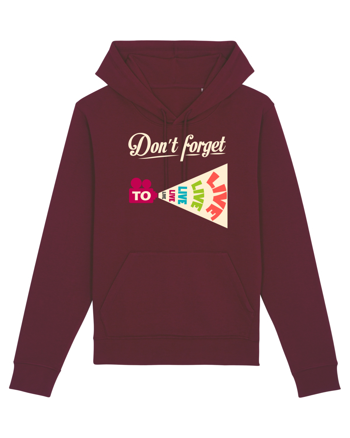 Hanorac Unisex Drummer Burgundy