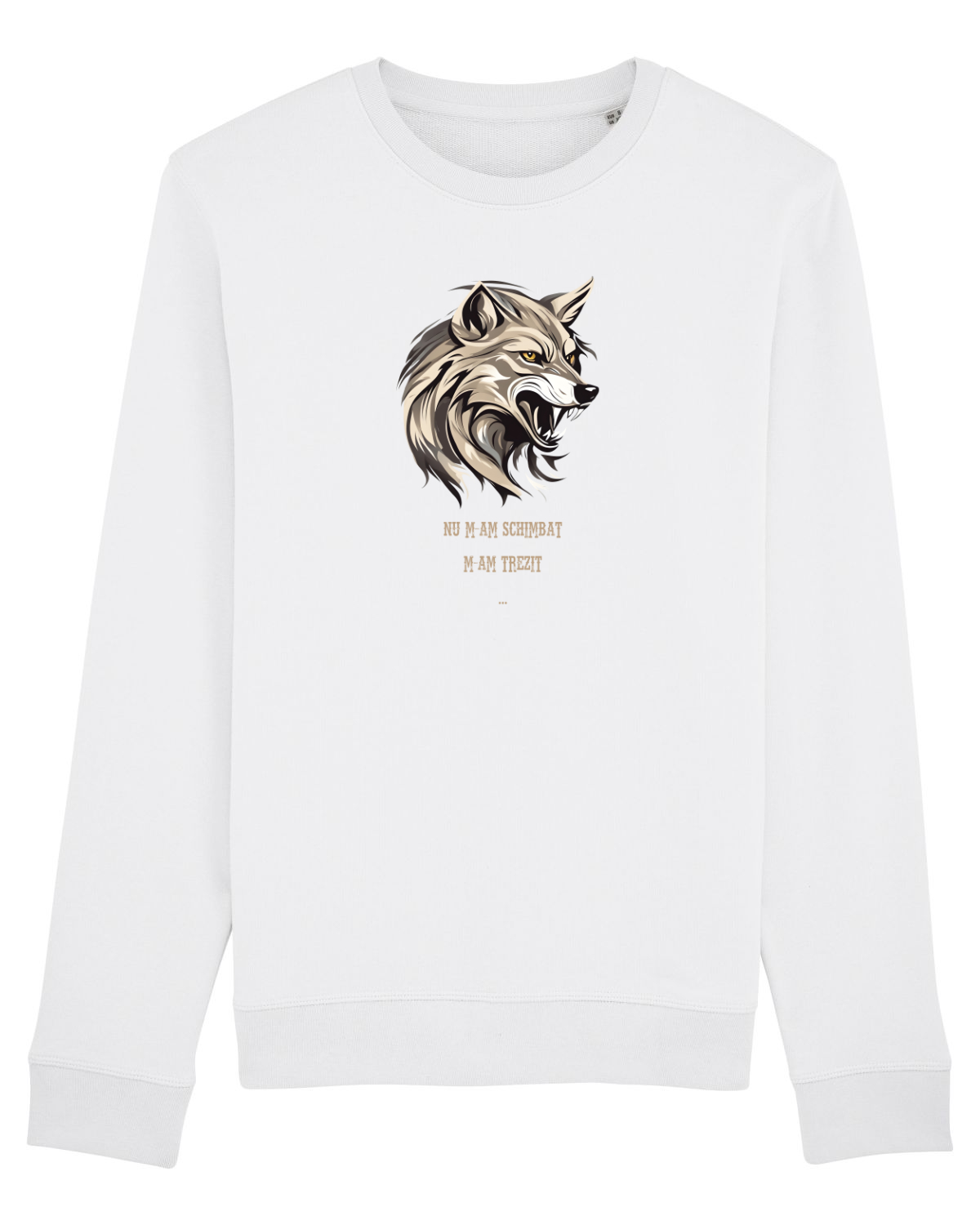 Bluză mânecă lungă Unisex Rise White