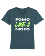 Fomo like a Mofo Tricou mânecă scurtă guler V Bărbat Presenter