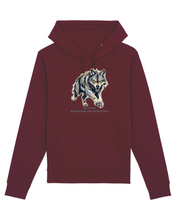 LUP 6 -  WALK LIKE A KING, OR WALK LIKE  U DON`T GIVE A F* WHO THE KING IS Burgundy
