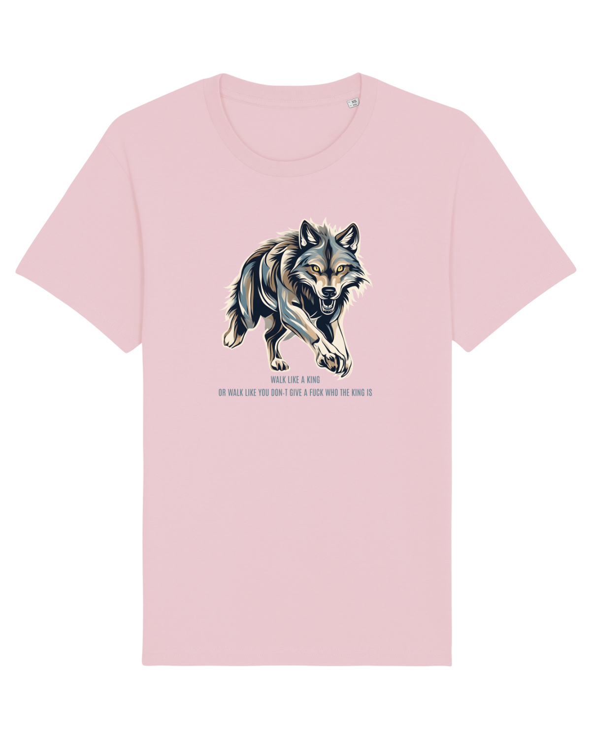 Tricou mânecă scurtă Unisex Rocker Cotton Pink