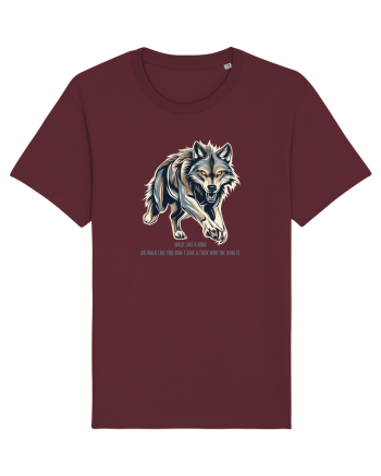 LUP 6 -  WALK LIKE A KING, OR WALK LIKE  U DON`T GIVE A F* WHO THE KING IS Burgundy