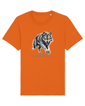 LUP 6 -  WALK LIKE A KING, OR WALK LIKE  U DON`T GIVE A F* WHO THE KING IS Bright Orange