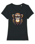 MAIMUTA 2 - CIMPANZEU Tricou mânecă scurtă guler larg fitted Damă Expresser