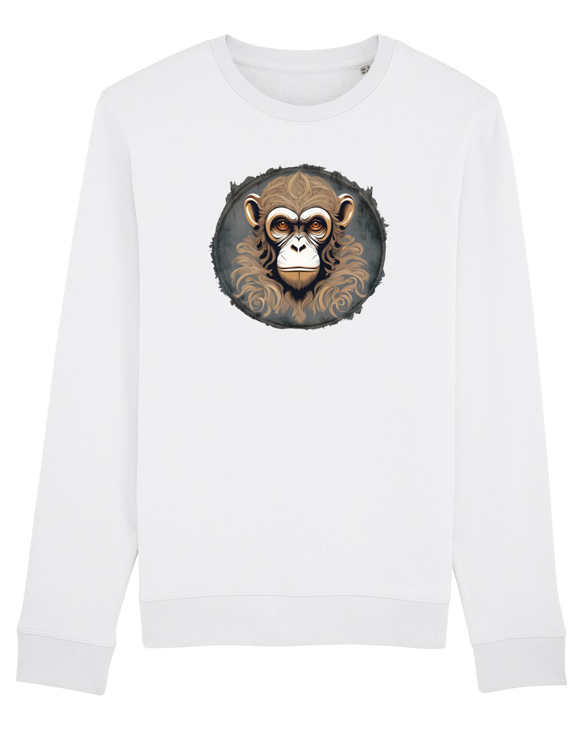 Bluză mânecă lungă Unisex Rise White