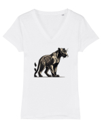 PANTERA NEAGRA 2 Tricou mânecă scurtă guler V Damă Evoker