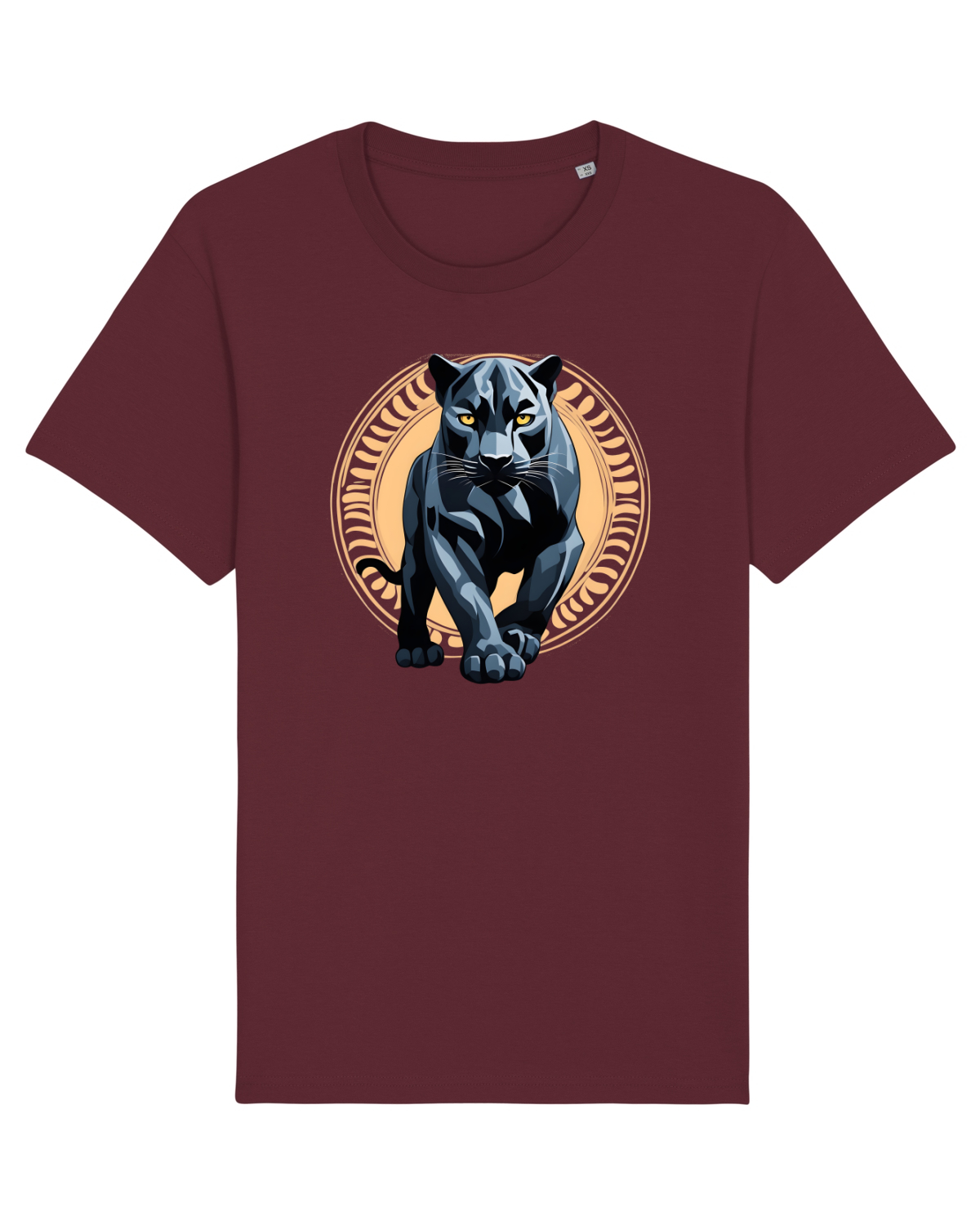 Tricou mânecă scurtă Unisex Rocker Burgundy