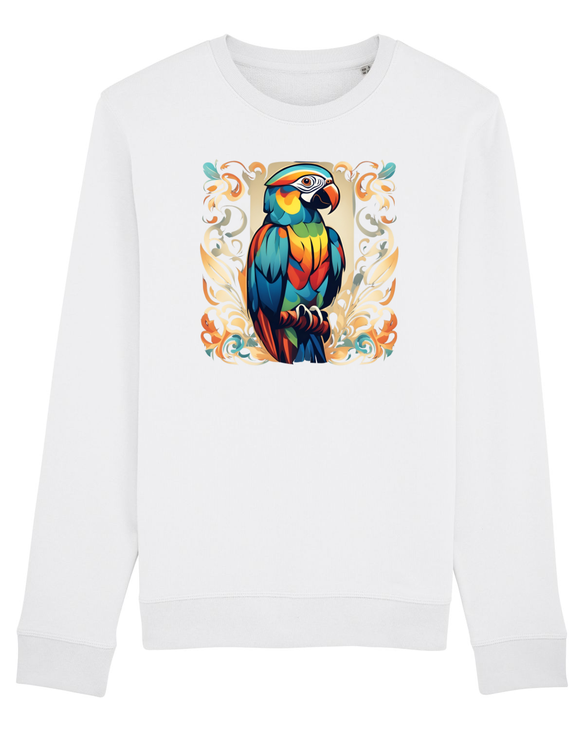 Bluză mânecă lungă Unisex Rise White