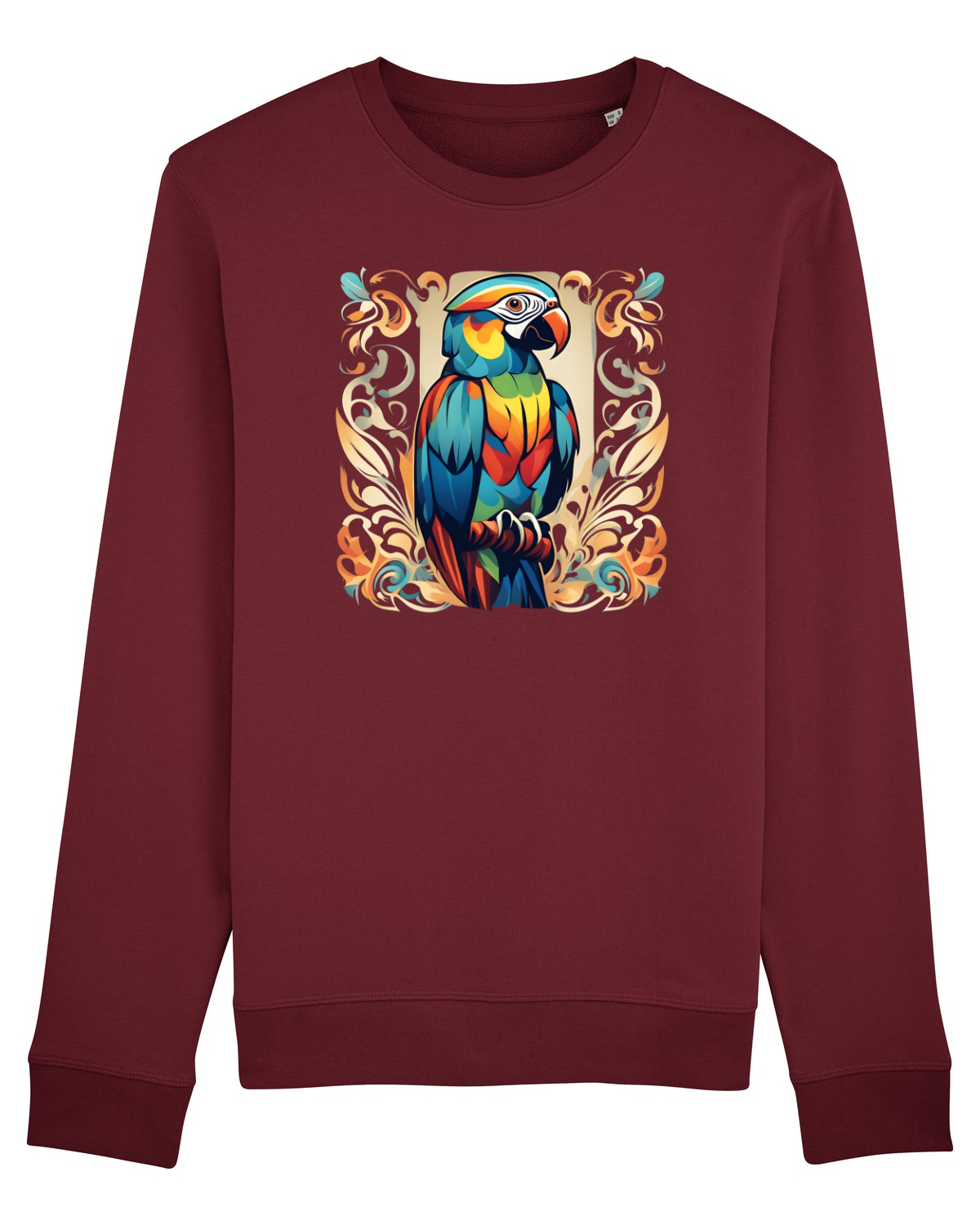 Bluză mânecă lungă Unisex Rise Burgundy
