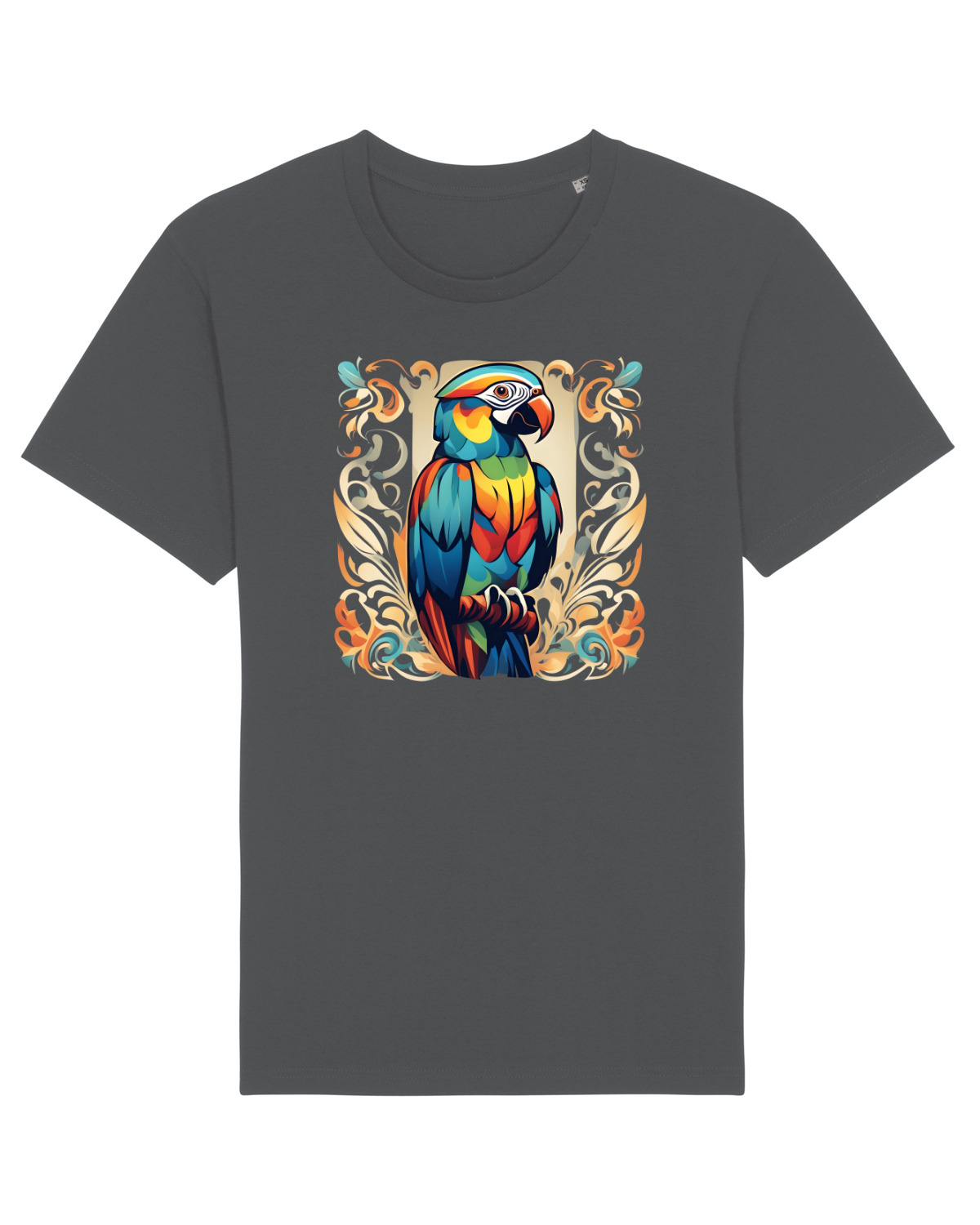 Tricou mânecă scurtă Unisex Rocker Anthracite
